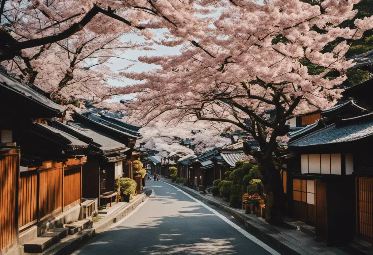 An image showcasing the alluring simplicity of small towns in Japan